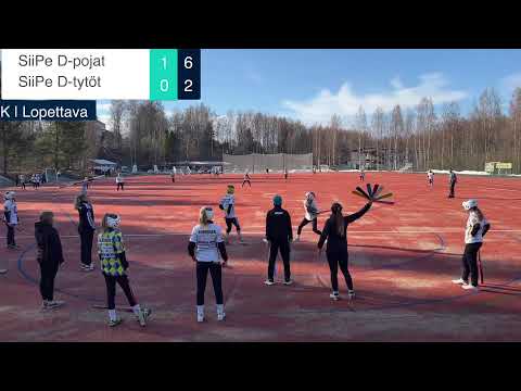 Harjoituspeli SiiPe D-pojat vs SiiPe D-tytöt