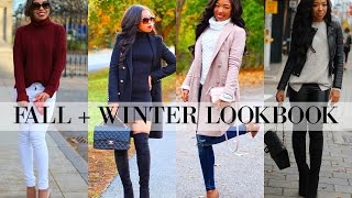 FALL & WINTER LOOKBOOK 2016 | THANKSGIVING OUTFIT IDEAS