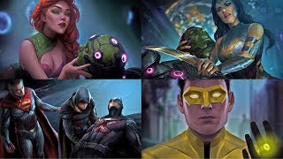Injustice 2 - All Base Character Endings (Multilanguage Subtitles)
