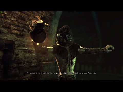 Batman Arkahm Asylum -  Killer Croc beats Scarecrow