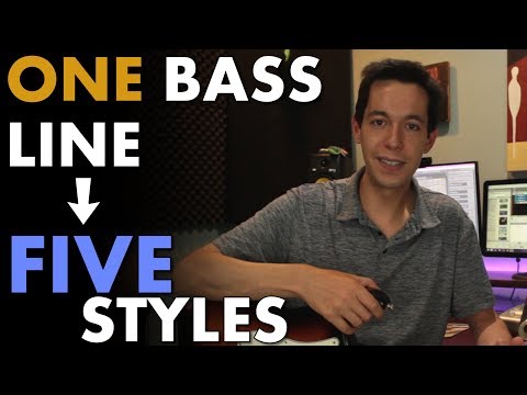 Writing Music Off Of A Bass Line in 5 Styles [SONGWRITING - ARRANGEMENT - MUSIC THEORY]]