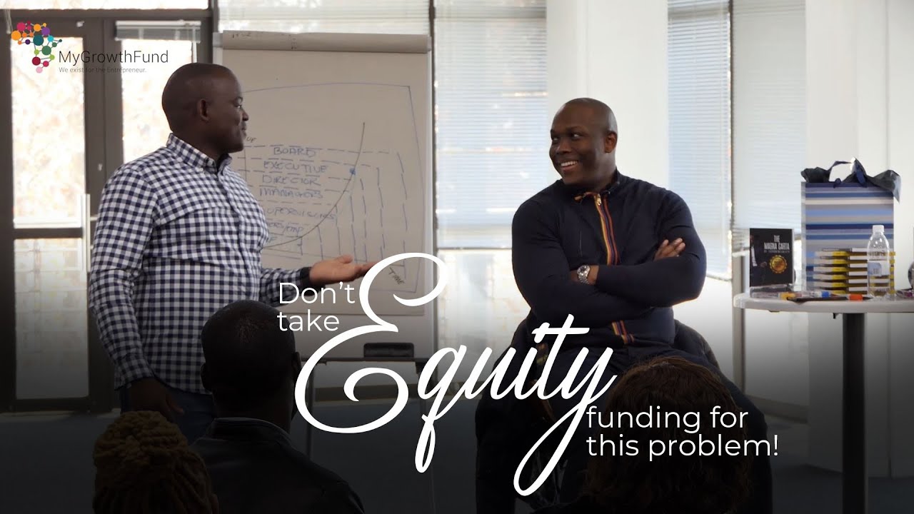 Don’t take equity funding for this problem!