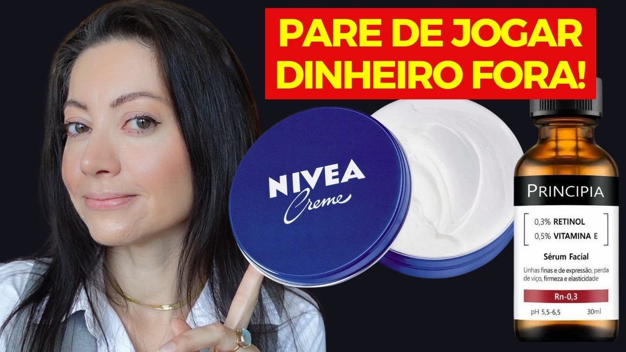 I mixed Retinol Principia with Nivea Blue Tin: LESS WRINKLES IN 7 DAYS | Dr. Greice