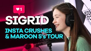 Sigrid talks Instagram crushes and touring with Maroon 5