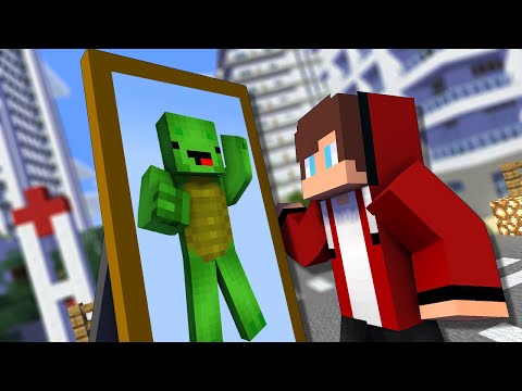 【Maizen】Mikey got Trapped in the Mirror!【Minecraft Parody Animation Mikey and JJ】
