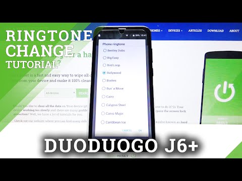 How to Change Ringtone on DUODUOGO J6+ - List of Ringtones