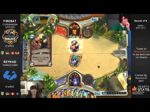 HearthStats League Invitational Hearthstone Round of 8 - Firebat vs Reynad