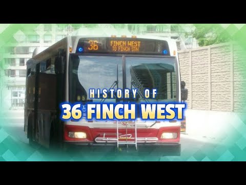 Route 36 Finch West - TTC Toronto Transit Bus Route History Service Changes and Expansion