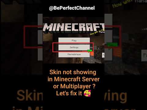 How to fix custom skins of player not showing in Minecraft PE | Multiplayer and Server |
