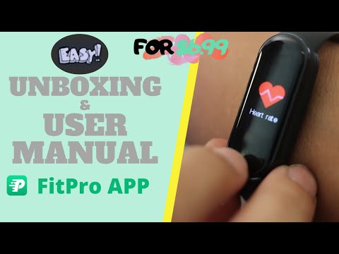 M5 FITNESS SMART WATCH - UNBOXING AND FULL SETUP | HOW TO CONNECT M5 SMART BAND # FITPRO APP