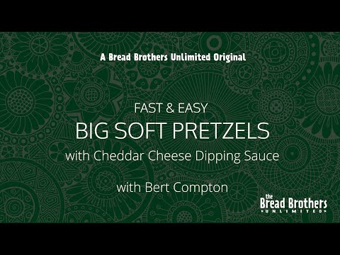Big Soft Pretzels with Cheese Dipping Sauce