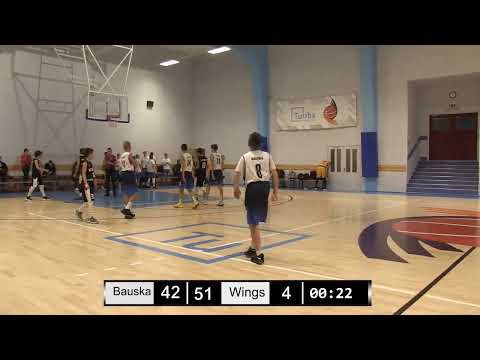 Bauska/Iecava 2006 vs Wings 2006 BBBL boys U14