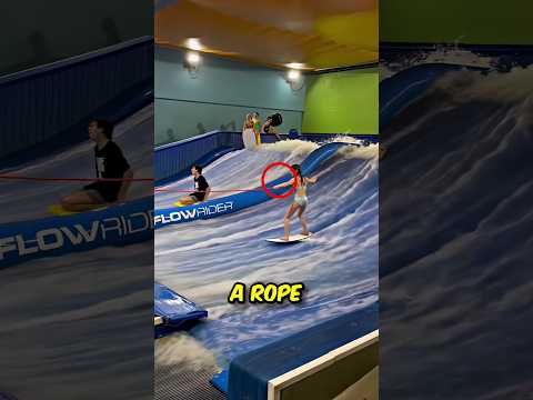 Girl Tries Surfing Simulator ❤️