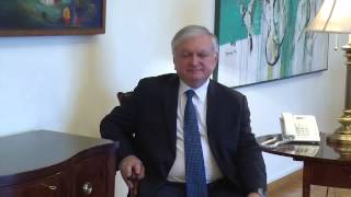Foreign Minister Edward Nalbandian received James Warlick, the US Co-Chair of the OSCE Minsk Group