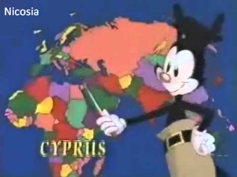 Animaniacs - Nations of the World (Yakko's World) with capitals
