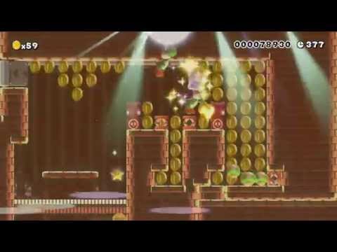 Super Mario Maker – "Wiggler's Lost Treasure" (B7A2-0000-005B-61CB)