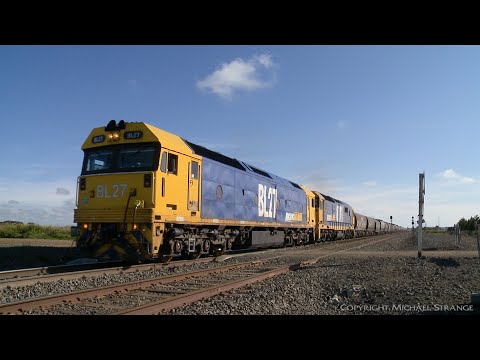 7736V Pacific National Grain Train - PoathTV Australian Railways