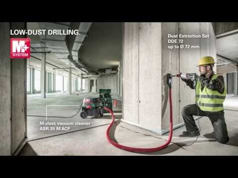 Perforatorius UHEV 2860-2 Quick SDS-Plus 3,4J, lagaminas, papildomas griebtuvas, Metabo video