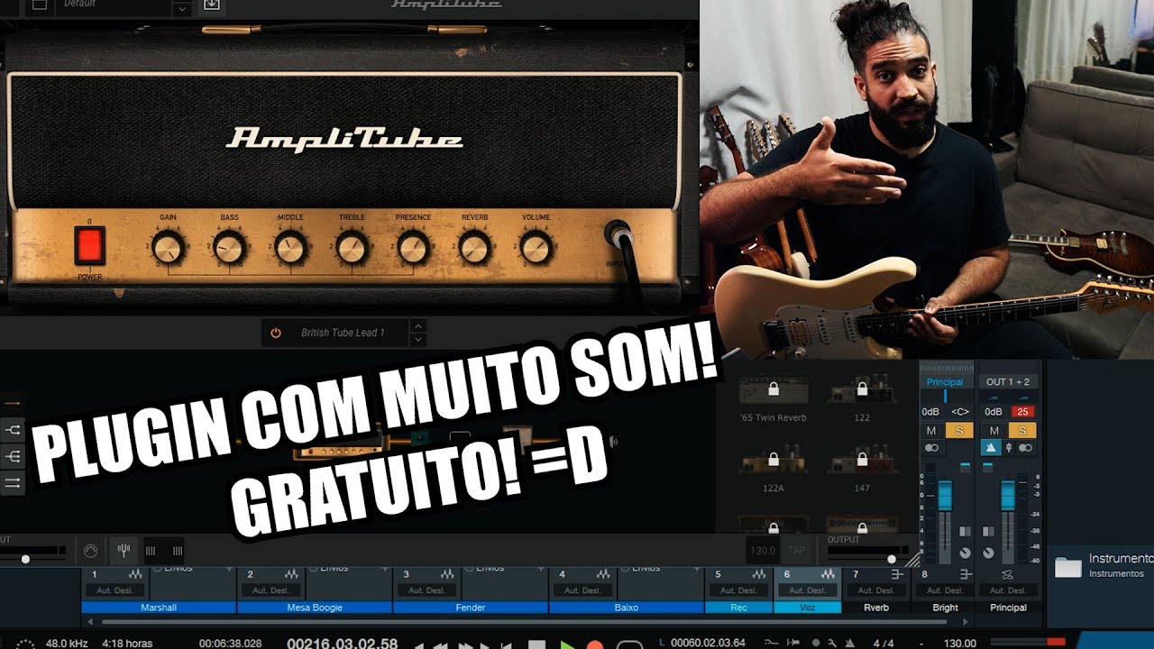 Amps GRATUITOS do AMPLITUBE 5 são TUDO que você precisa num PLUGIN de Guitarra | Tone Hacks #48