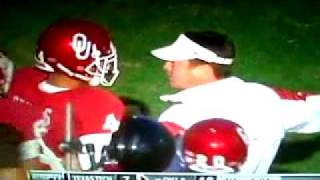 Kenny Stills scores a touchdown then gets chewed out by Bob Stoops