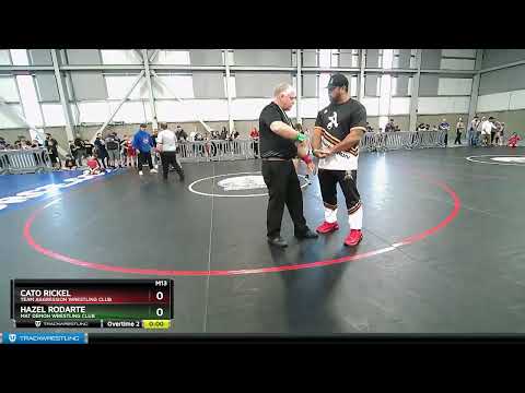 67 Lbs Champ. Round 1 - Hazel Rodarte, Mat Demon Wrestling Club Vs Cato Rickel, Team Aggression Wr