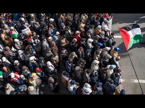 شاهد مظاهرات في الرباط وتونس ضد "صفقة القرن"