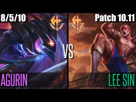 AGURIN KHA'ZIX vs LEE SIN | EUW CHALLENGER | Patch 10.11