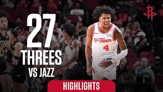 27 Threes and the 8th Win in a Row over the Jazz | Houston Rockets