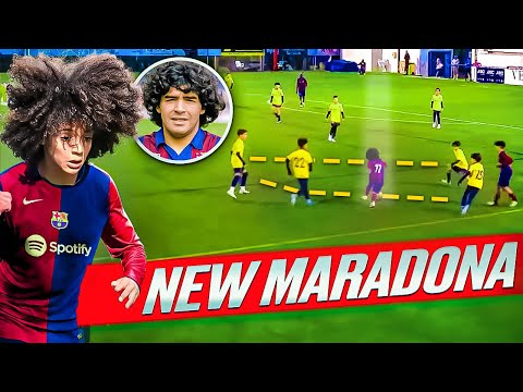 Meet the 12-Year-Old MARADONA from La Masia ADAM QAROUAL