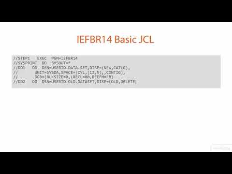 09 01 Utility Programs IEFBR14, IDCAMS, and SORT