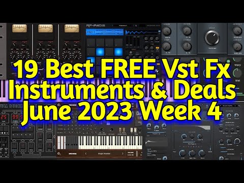 19 Best New FREE VST Plugins, Vst Instruments, Sample Packs & Best Plugin Deals - June 2023 Week 4