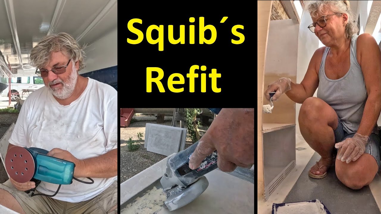 Squib's Refit - Galley unit - Cockpit locker lid -/90
