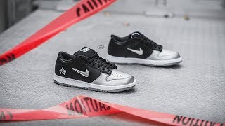Supreme x Nike SB Dunk Low OG QS Metallic Silver / Black: Review & On-Feet