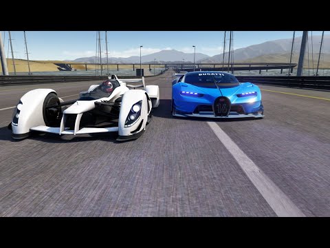Bugatti Vision GT vs Red Bull X2010 at Special Stage Route X