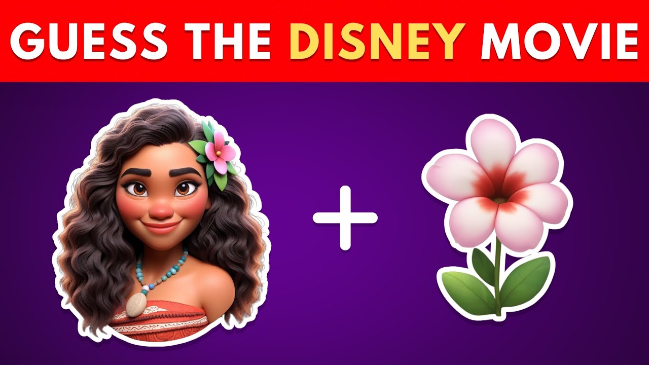 Guess the DISNEY Movie by Emoji 🎬🧚🏻‍♀️