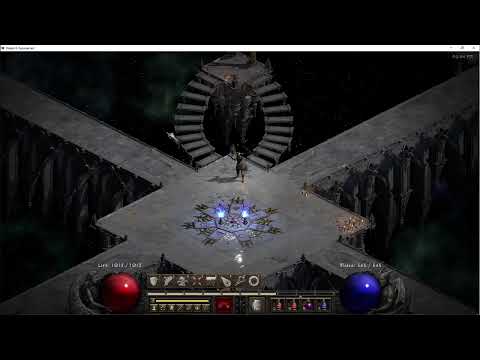 How to kill Uber Diablo Clone with starter Blizzard Sorceress (no gear). Turn on subtitles for info.