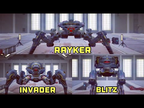 War Robots: Rayker, Blitz & Invader Gameplay | New "Suppression" Ability Review [TS 4.2]