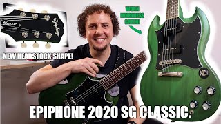 Video thumbnail for Epiphone 2020 SG Classic P90s in Worn Inverness Green | Inspired by Gibson review and demo! by Rich. Words. Music.