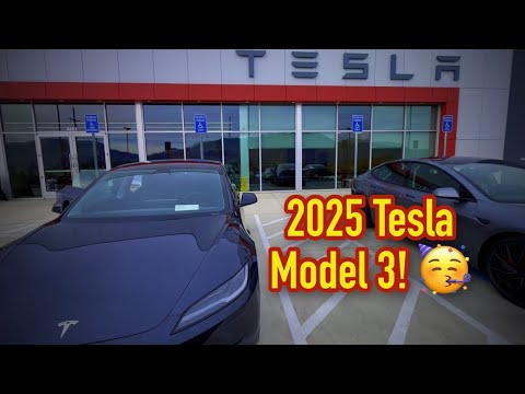 I bought a brand new 2025 Tesla Model 3!!