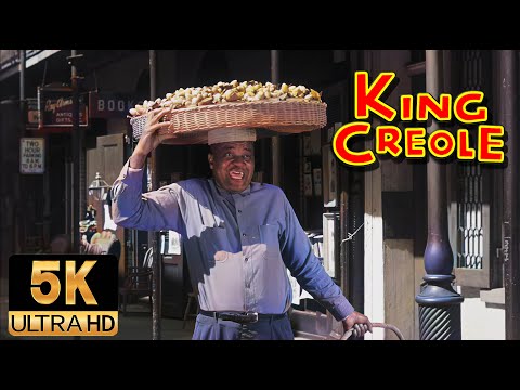 King Creole AI 5K Colorized / Restored - Opening Song: little Mix