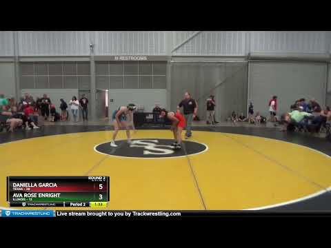 101 Lbs Round 2 (8 Team) - Daniella Garcia, Texas Vs Ava Rose Enright, Illinois A964