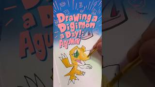 Agumon! 🦖 He’s a cool dude #digimon #bandai #illustration #sketchbook #drawing #sketch