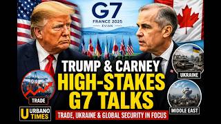 Trump and Mark Carney Hold High-Stakes G7 Summit Talks | Trade, Ukraine & Global Security in Focus