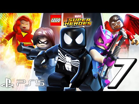 LEGO Marvel Super Heroes Walkthrough Gameplay Part 7 - No Commentary PS5 [1080p 60FPS]