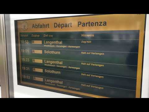 Asmobil Ansage - Riedholz Haltewunsch - R Solothurn-Oensingen-Langenthal