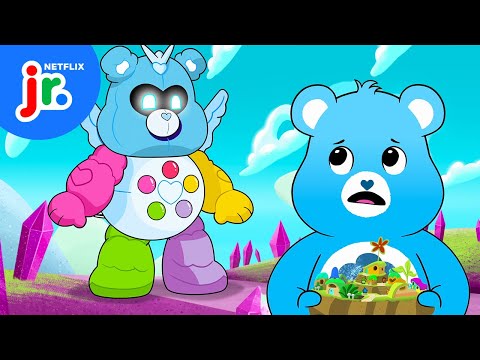 Grumpy Grows GIANT 🌧️💙 Care Bears: Unlock the Magic | Netflix Jr