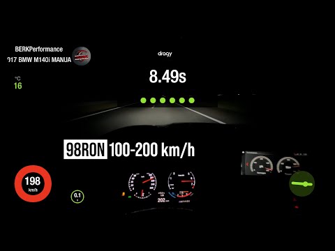 480HP BMW M140i F20 RWD Manual Stage 2 Tuning | 100-200 & 200-250 km/h Dragy runs!