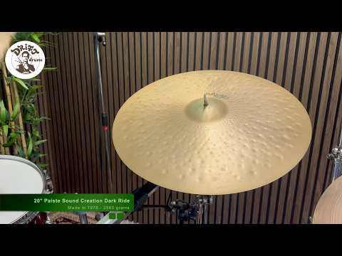 20" Paiste Sound Creation Dark Ride 2560gr (VIDEO) image 12