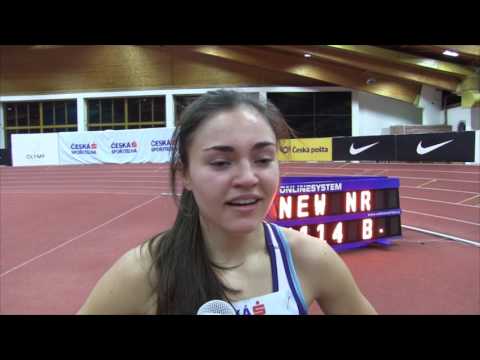 Anna Kerbachová po novém českém dorosteneckém rekordu v pětiboji