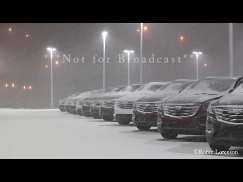 02 19 2018 Sioux Falls, SD Heavy Snow Whiteout Conditions